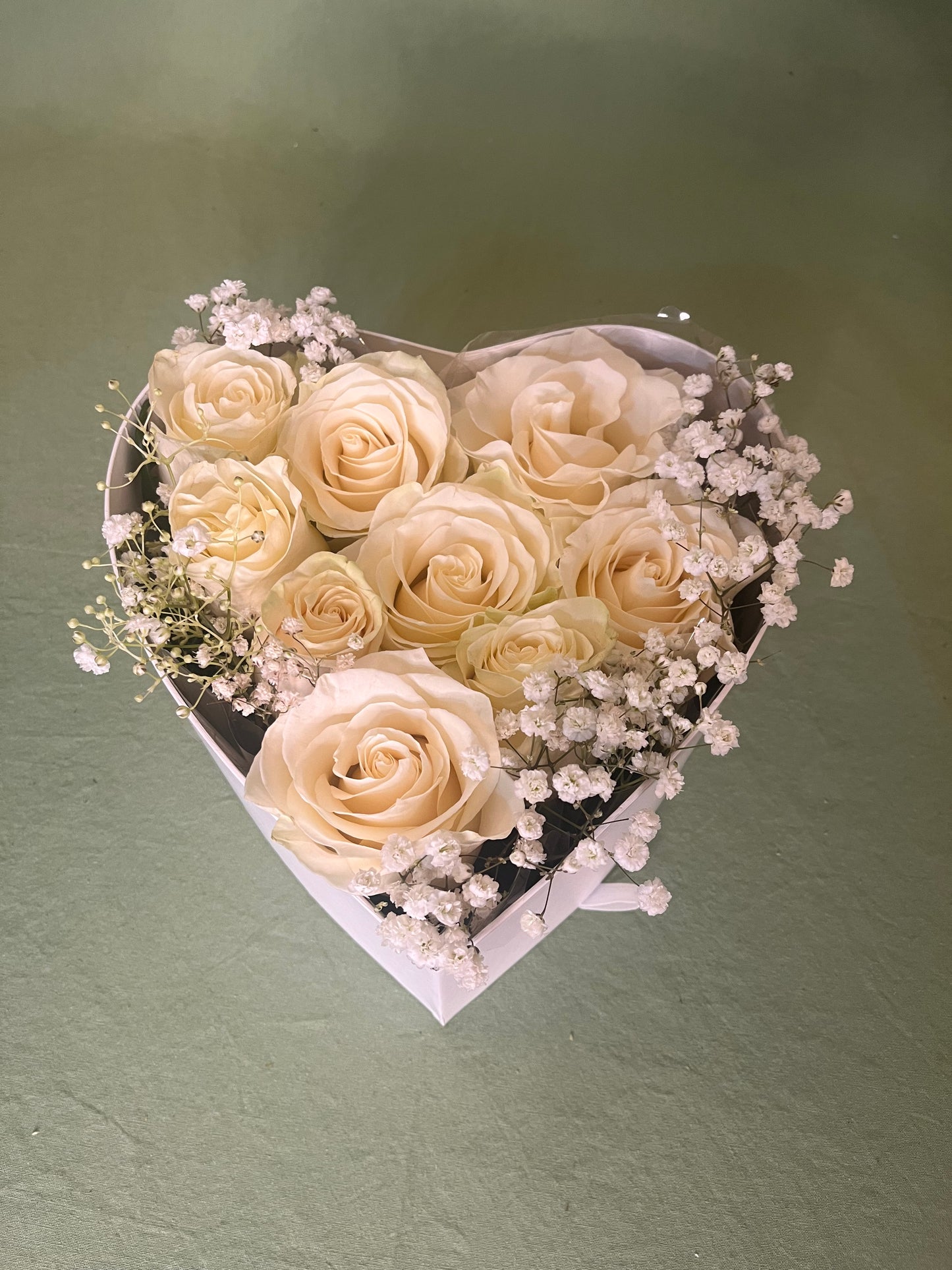 Heart Shaped Box with Roses