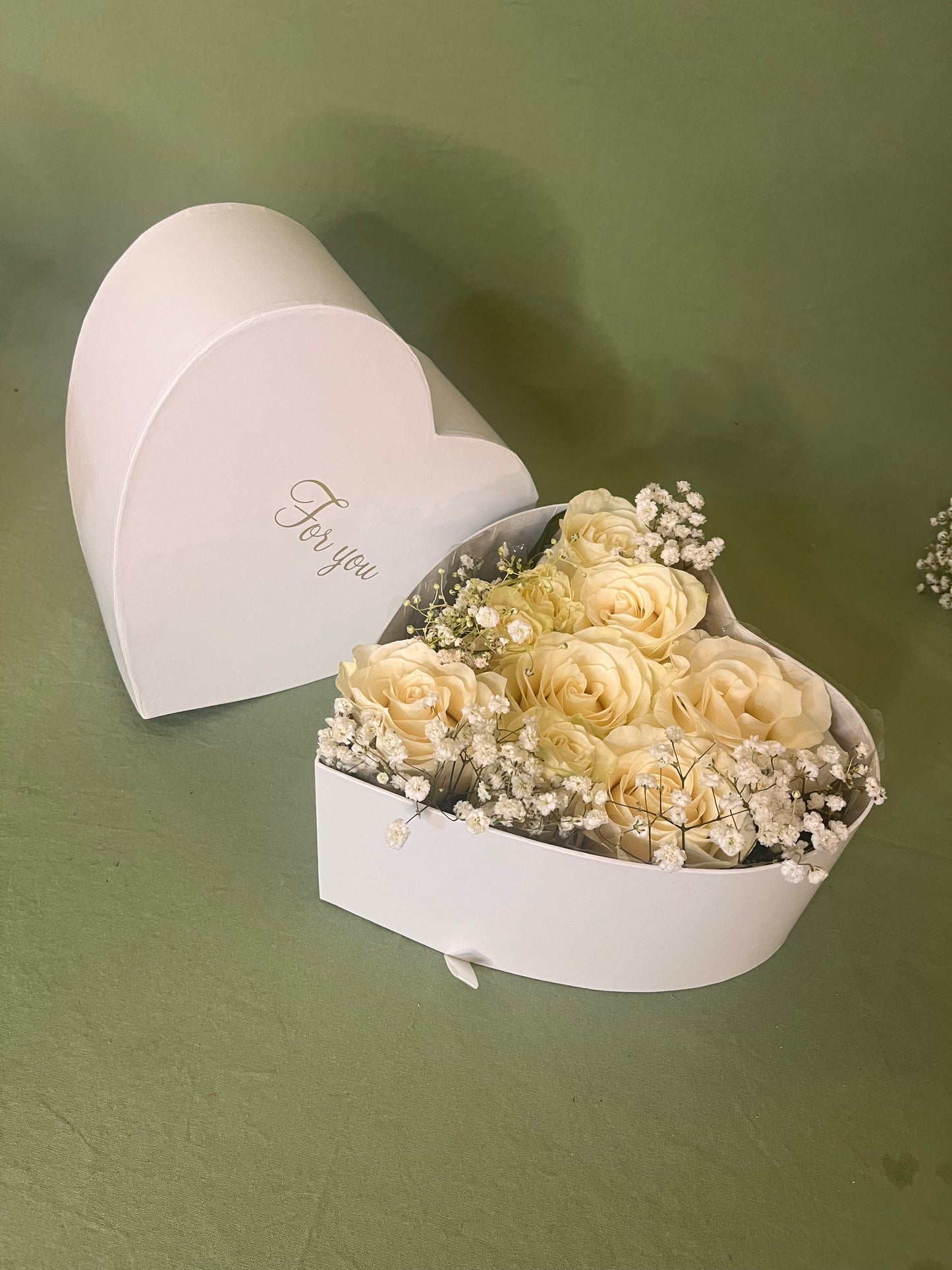 Heart Shaped Box with Roses