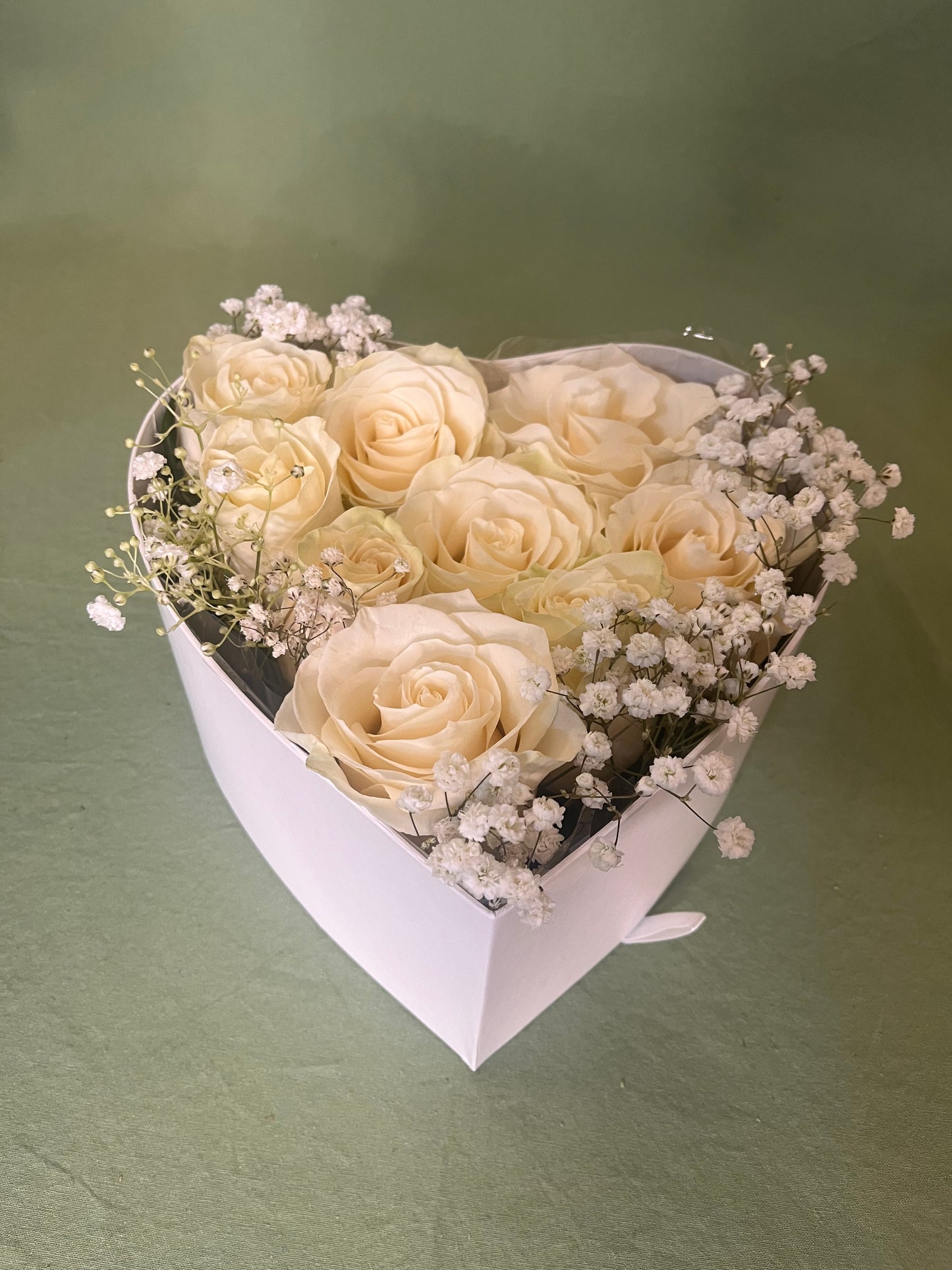 Heart Shaped Box with Roses