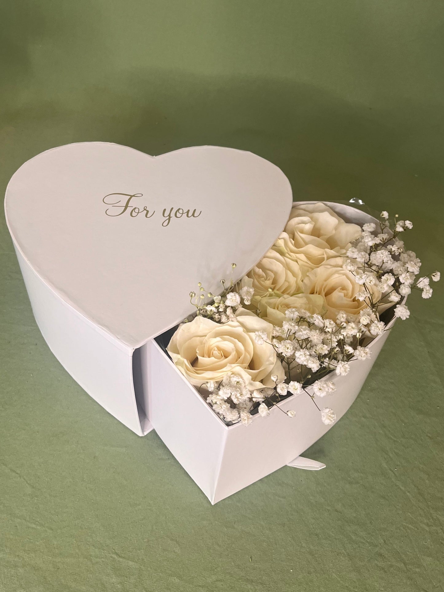 Heart Shaped Box with Roses
